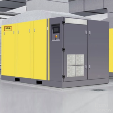 Euroscrew 2-Stage (Tandem Horizontal Air-End) PM Inverter (Oil Cooled Motor)